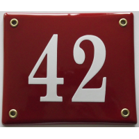 Huisnummer bord 'extra 2' 15x13 cm